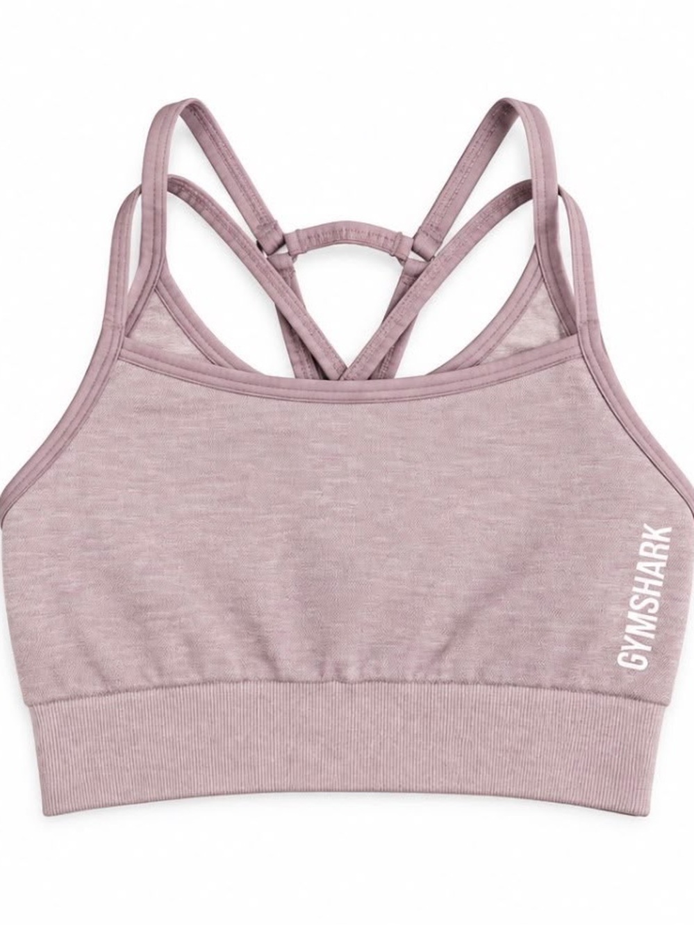 Gymshark Dusty Mauve Seamless Strappy Crop Tank
